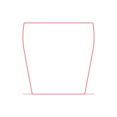 Objects Plant Pots Ikea Persillade Plant Pot Large Simple Line Art Svg, Free Vectors File